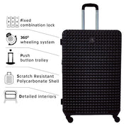 ROWER WAFFLE TROLLEY BAG SET