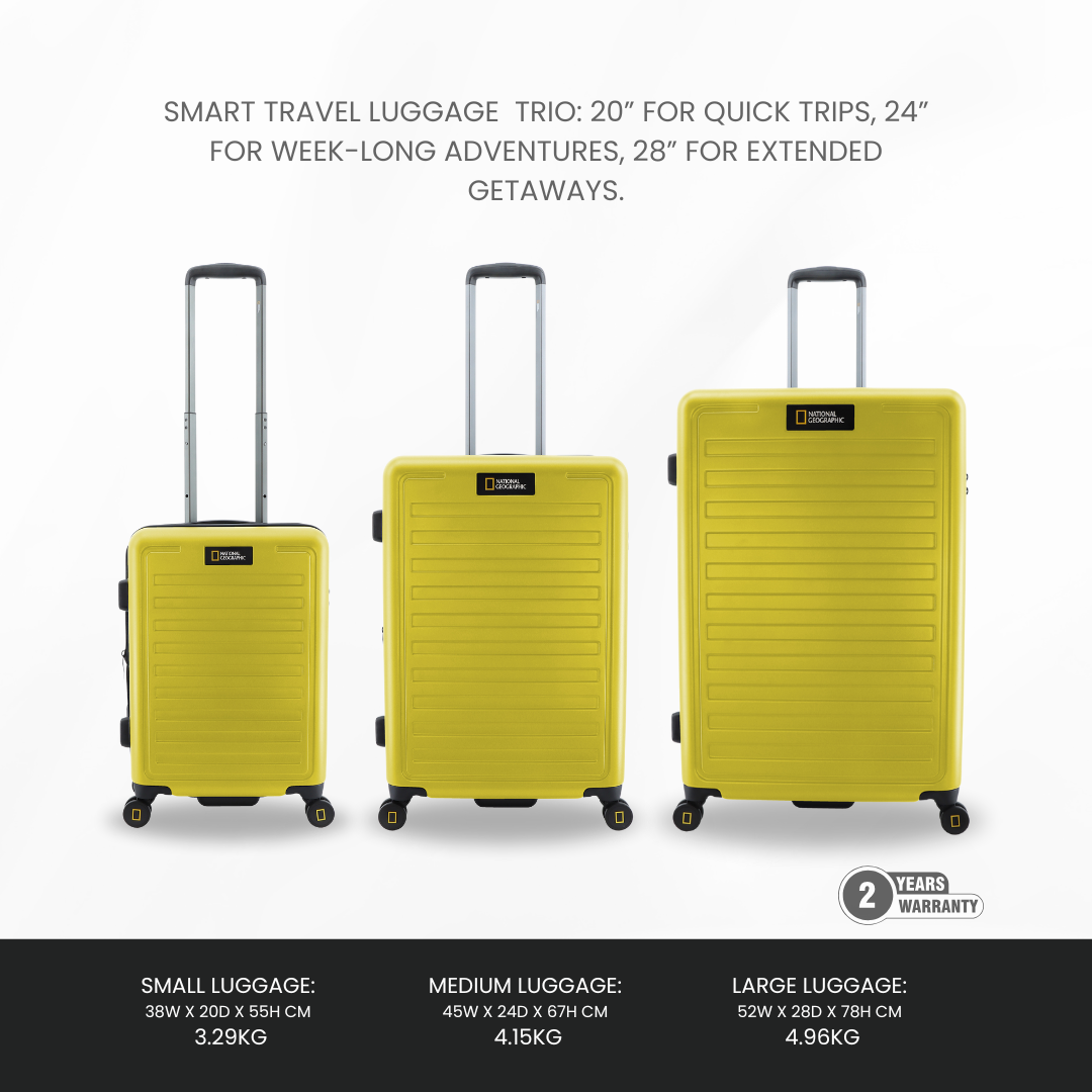 National Geographic Cruise Luggage Set of 3