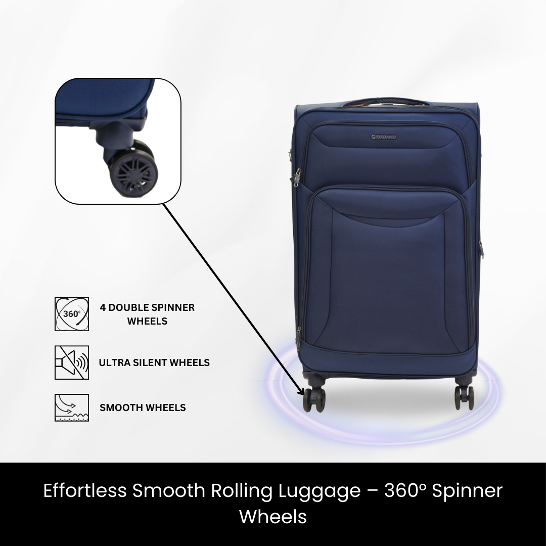 GIORDANO CASABLANCA LUGGAGE SET OF 3