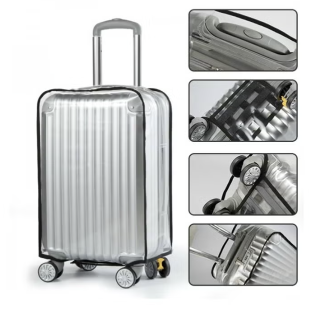 TRACK LUGGAGE COVER TRANSPARENT