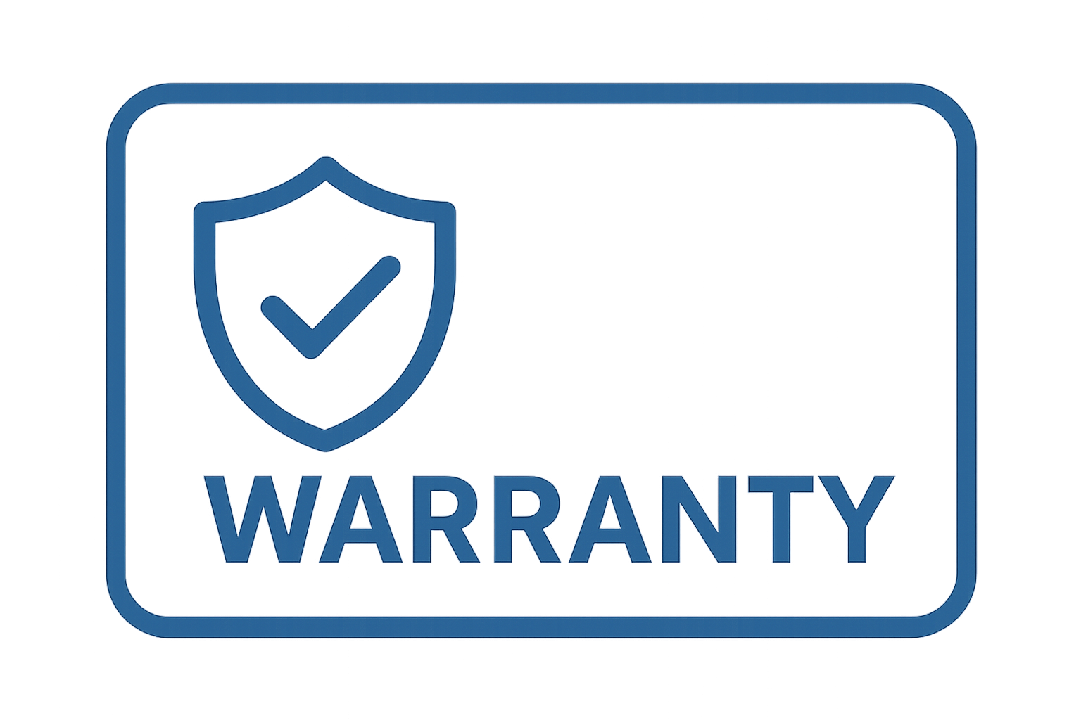 create rectangular icon for warranty